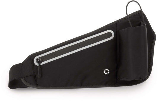 HIP BAG WITH BOTTLE CARRIER - Black - colorimageurl
