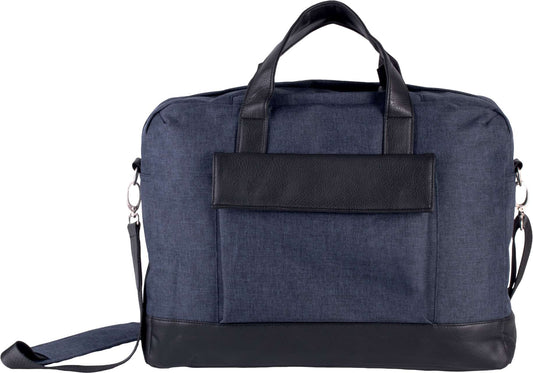 BUSINESS LAPTOP BAG - Graphite Blue Heather - Main