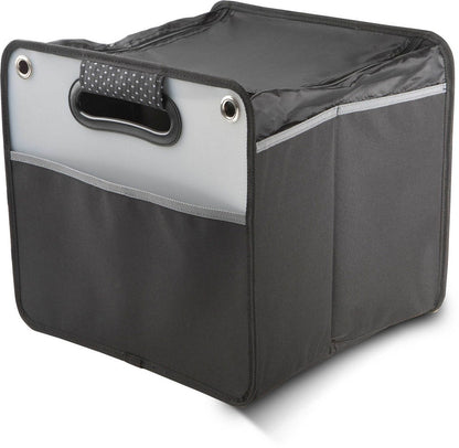 CAR BOOT ORGANISER WITH FLAP - Black - Main