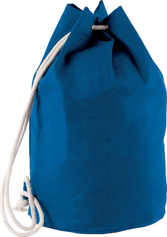 COTTON SAILOR-STYLE BAG WITH DRAWSTRING - Royal Blue - Main