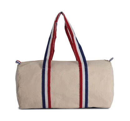 COTTON CANVAS HOLD-ALL BAG - Natural/Reflex Blue/White/French Red - Main