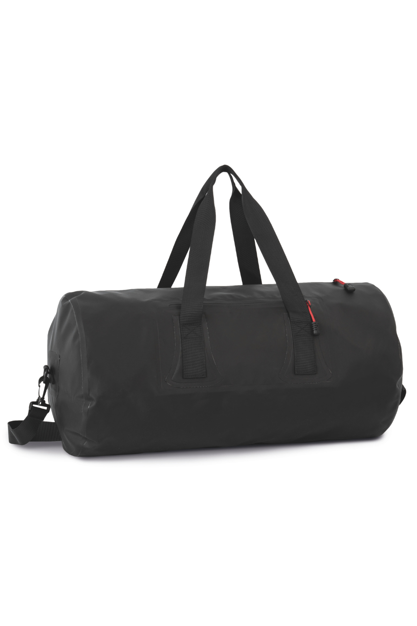 WATERPROOF SPORTS BAG - Black/Black - modelimageurl
