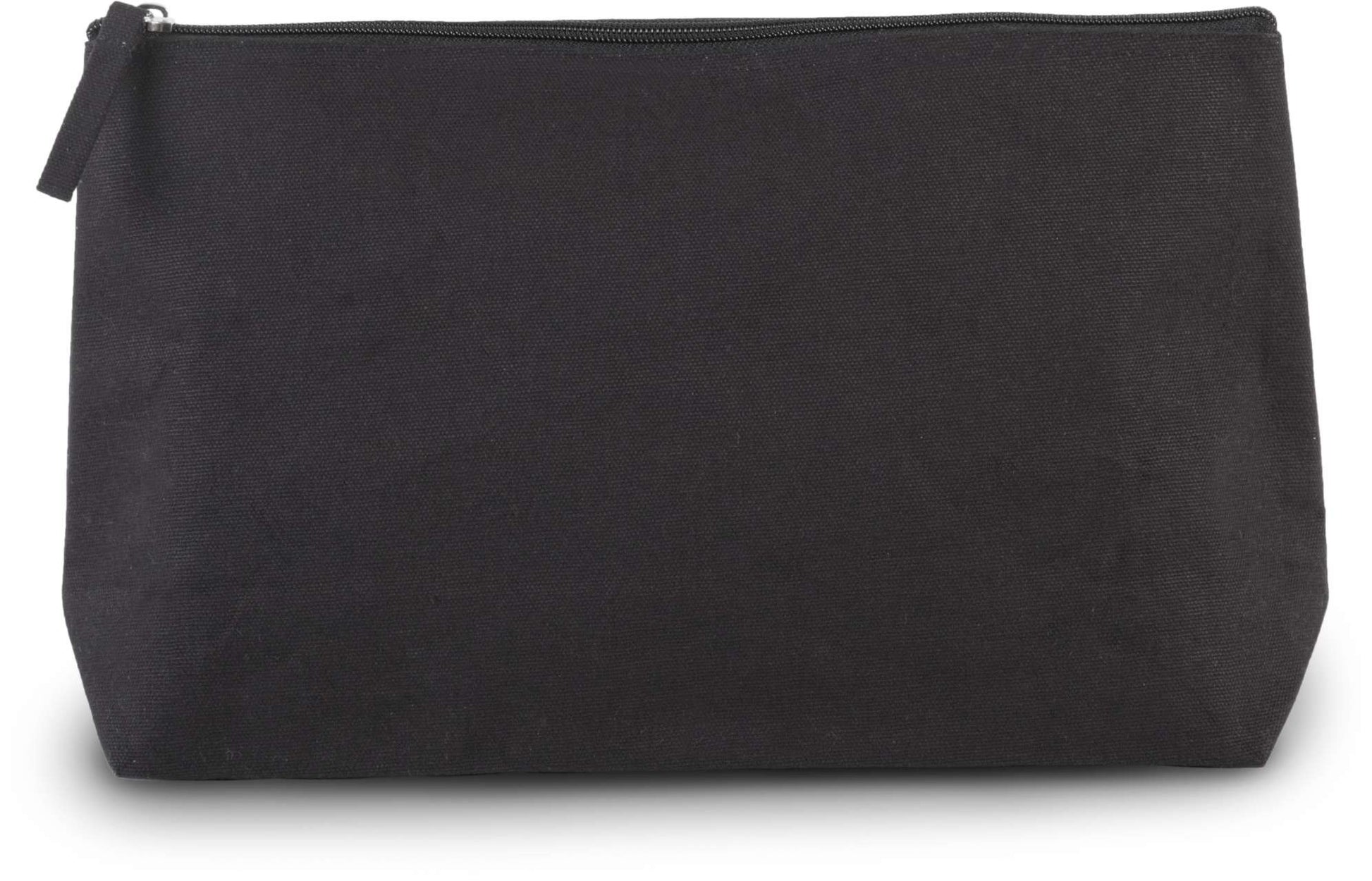 COTTON CANVAS TOILETRY BAG - Black - Main