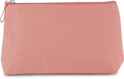 COTTON CANVAS TOILETRY BAG - Dusty Pink - Main