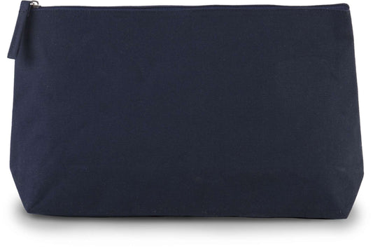 COTTON CANVAS TOILETRY BAG - Midnight Blue - Main