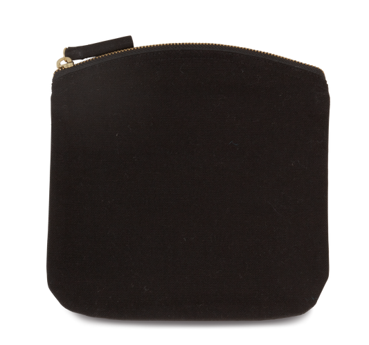 POUCH WITH ZIP FASTENING - Black - colorimageurl