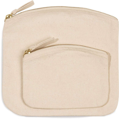 POUCH WITH ZIP FASTENING - Natural - Main