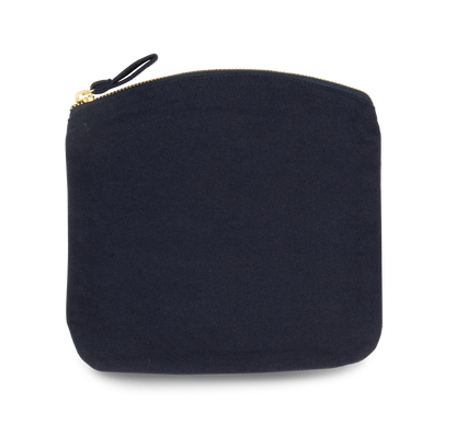 POUCH WITH ZIP FASTENING - Navy - colorimageurl