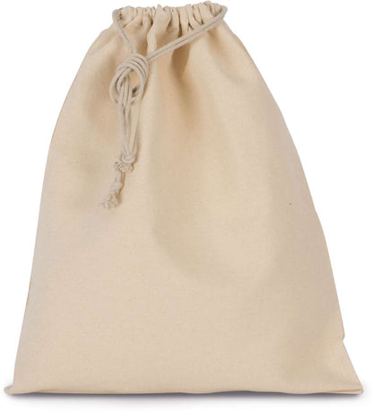 COTTON BAG WITH DRAWCORD CLOSURE - LARGE SIZE - Natural - Main