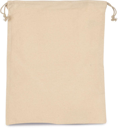 COTTON BAG WITH DRAWCORD CLOSURE - LARGE SIZE - Natural - Additional
