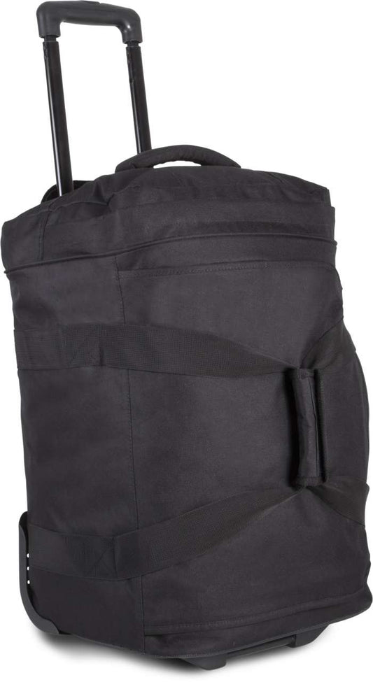 CABIN SIZE HOLDALL TROLLEY SUITCASE - Black - Main