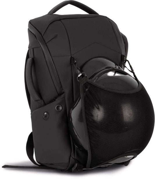 WATERPROOF ANTI-THEFT BAG WITH HELMET HOLDER - Black - colorimageurl