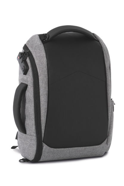 ANTI-THEFT BACKPACK FOR 13” TABLET - Graphite Grey Heather/Black - modelimageurl