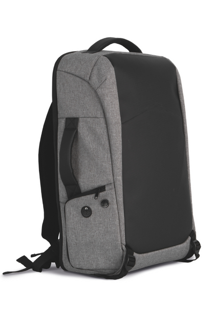 ANTI-THEFT TRAVEL BAG - Graphite Grey Heather/Black - modelimageurl