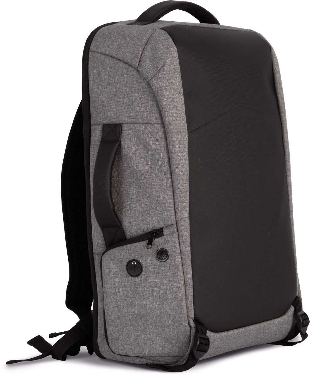 ANTI-THEFT TRAVEL BAG - Graphite Grey Heather/Black - colorimageurl