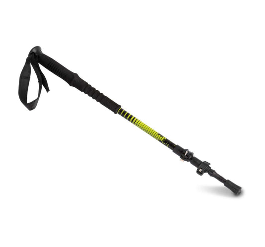 TELESCOPIC TREKKING POLE - Black/Burnt Lime - Main