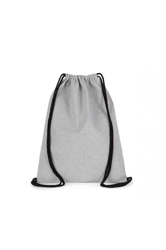SMALL RECYCLED BACKPACK WITH DRAWSTRING - Flint Grey - Main