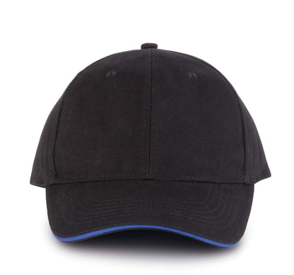 ORLANDO - 6 PANELS CAP - Black/Royal Blue - Main