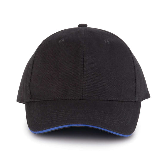 ORLANDO - 6 PANELS CAP - Black/Royal Blue - Main
