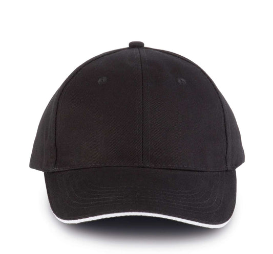 ORLANDO - 6 PANELS CAP - Black/White - Main