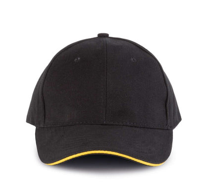 ORLANDO - 6 PANELS CAP - Black/Yellow - Main