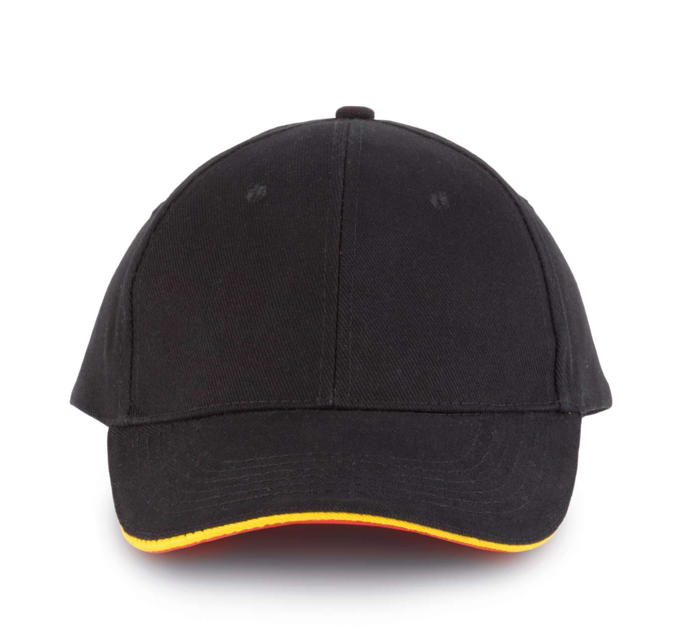 ORLANDO - 6 PANELS CAP - Black/Yellow/Red - Main