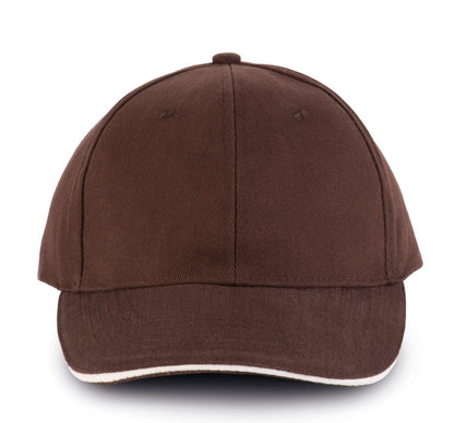 ORLANDO - 6 PANELS CAP - Chocolate/Beige - Main