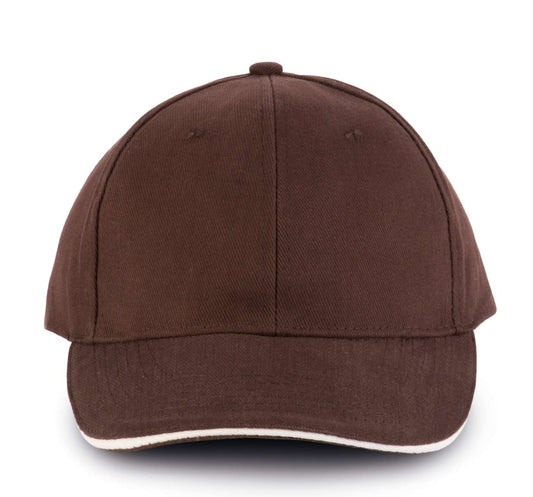 ORLANDO - 6 PANELS CAP - Chocolate/Beige - Main