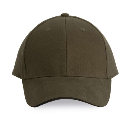 ORLANDO - 6 PANELS CAP - Dark Khaki/Dark Grey - Main