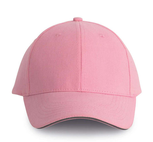 ORLANDO - 6 PANELS CAP - Dark Pink/Slate Grey - Main
