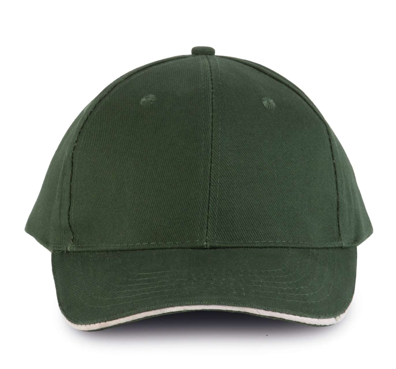 ORLANDO - 6 PANELS CAP - Forest Green/Beige - Main