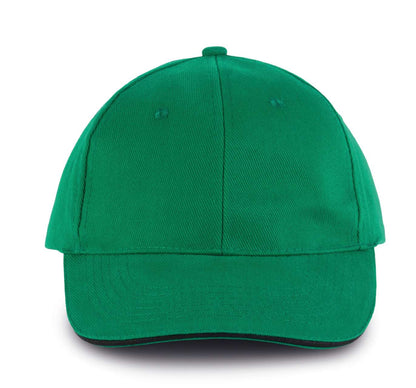 ORLANDO - 6 PANELS CAP - Kelly Green/Black - Main