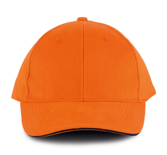 ORLANDO - 6 PANELS CAP - Orange/Navy - Main