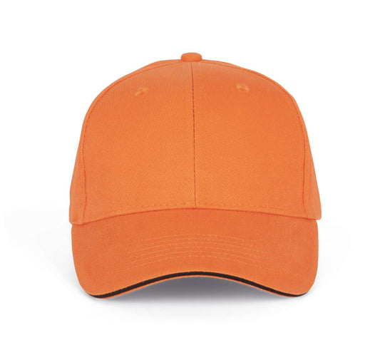 ORLANDO - 6 PANELS CAP - Orange Zest/Dark Grey - Main