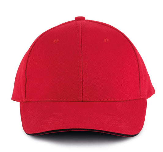 ORLANDO - 6 PANELS CAP - Red/Black - Main