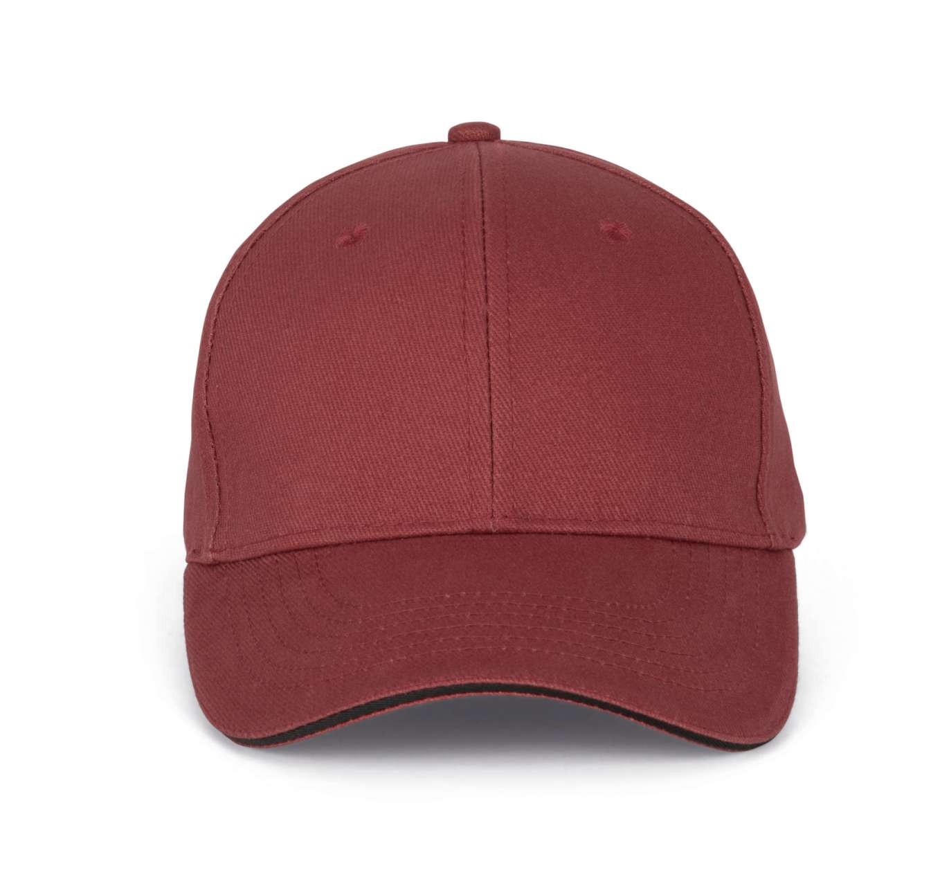 ORLANDO - 6 PANELS CAP - Red Safran/Dark Grey - Main