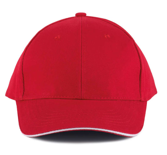 ORLANDO - 6 PANELS CAP - Red/White - Main