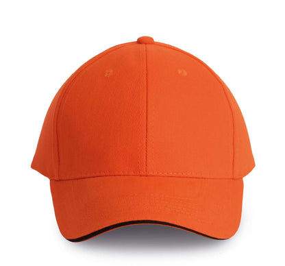 ORLANDO - 6 PANELS CAP - Spicy Orange/Dark Grey - Main