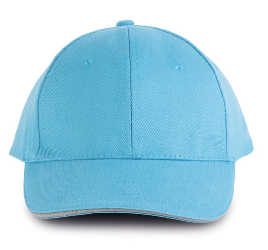 ORLANDO - 6 PANELS CAP - Surf Blue/Light Grey - Main
