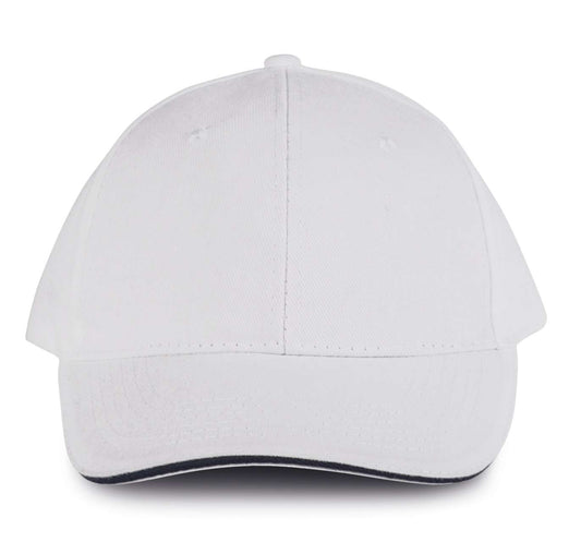 ORLANDO - 6 PANELS CAP - White/Navy - Main