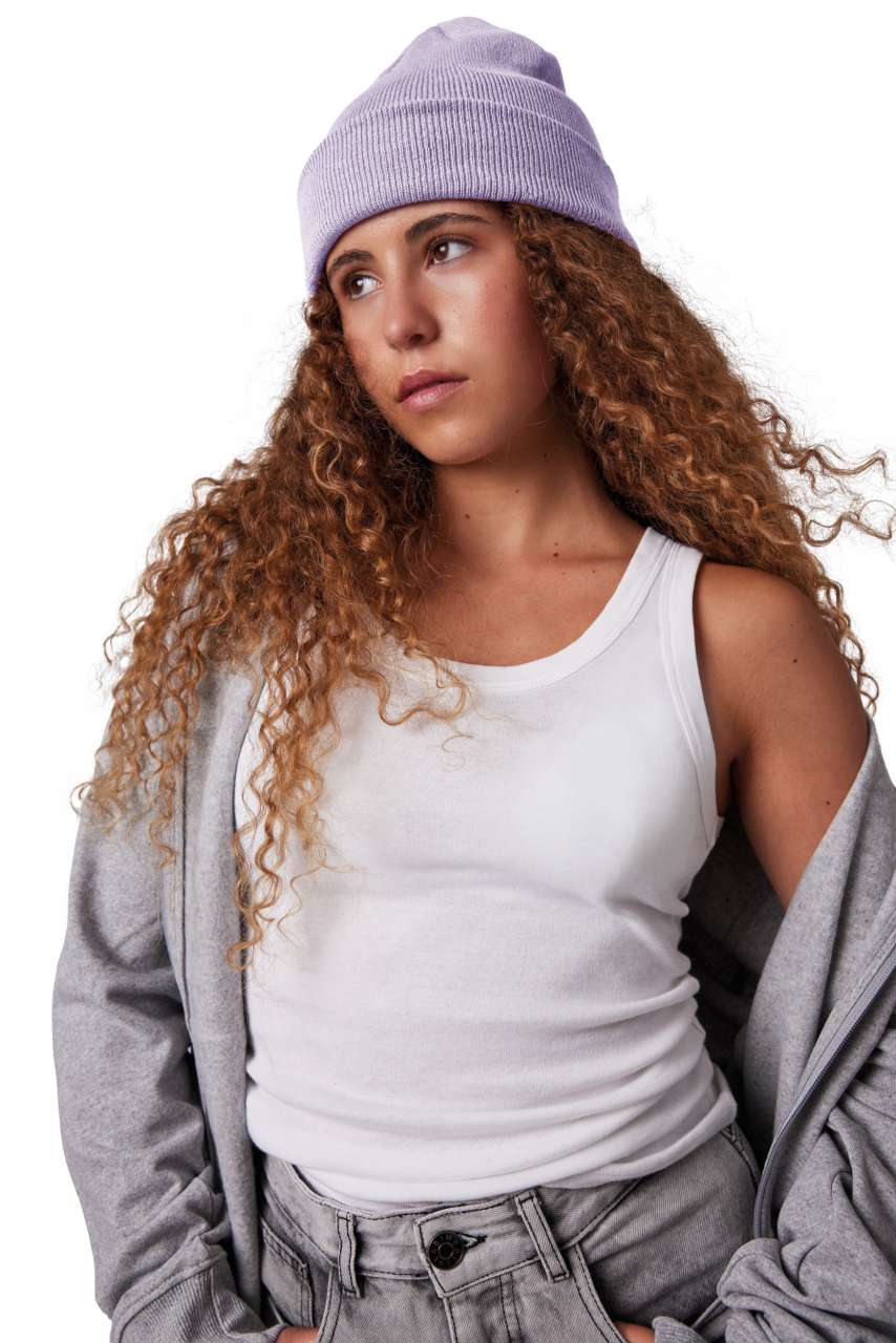 BEANIE - Light Violet - Model