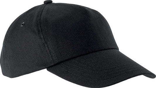 FIRST - 5 PANELS CAP - Black - Main