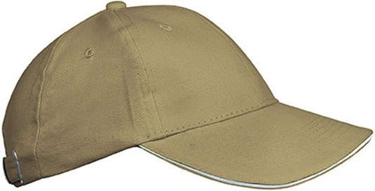 ORLANDO KIDS - KIDS' 6 PANELS CAP - Beige/White - Main