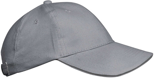 ORLANDO KIDS - KIDS' 6 PANELS CAP - Light Grey/Dark Grey - Main