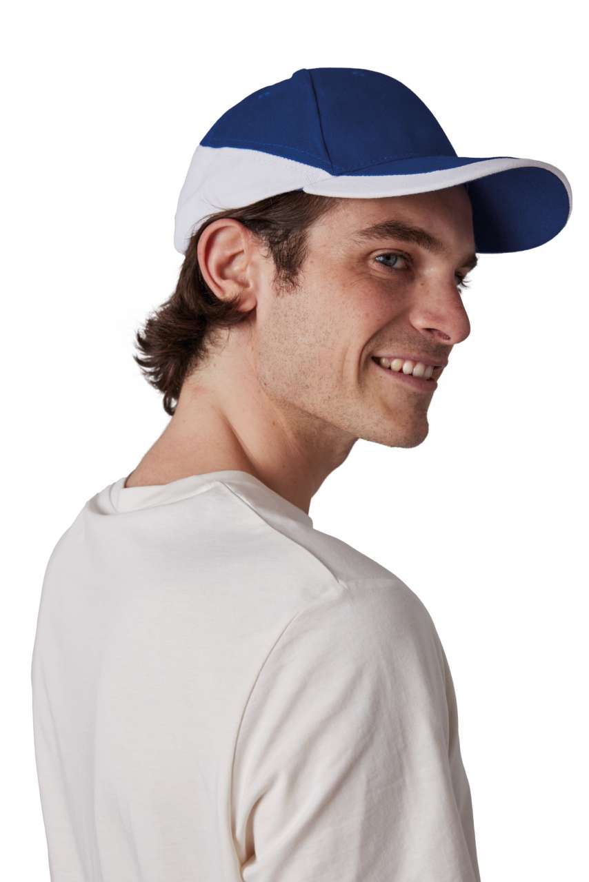 RACING - TWO-TONE 6 PANEL CAP - Black/Orange - Model