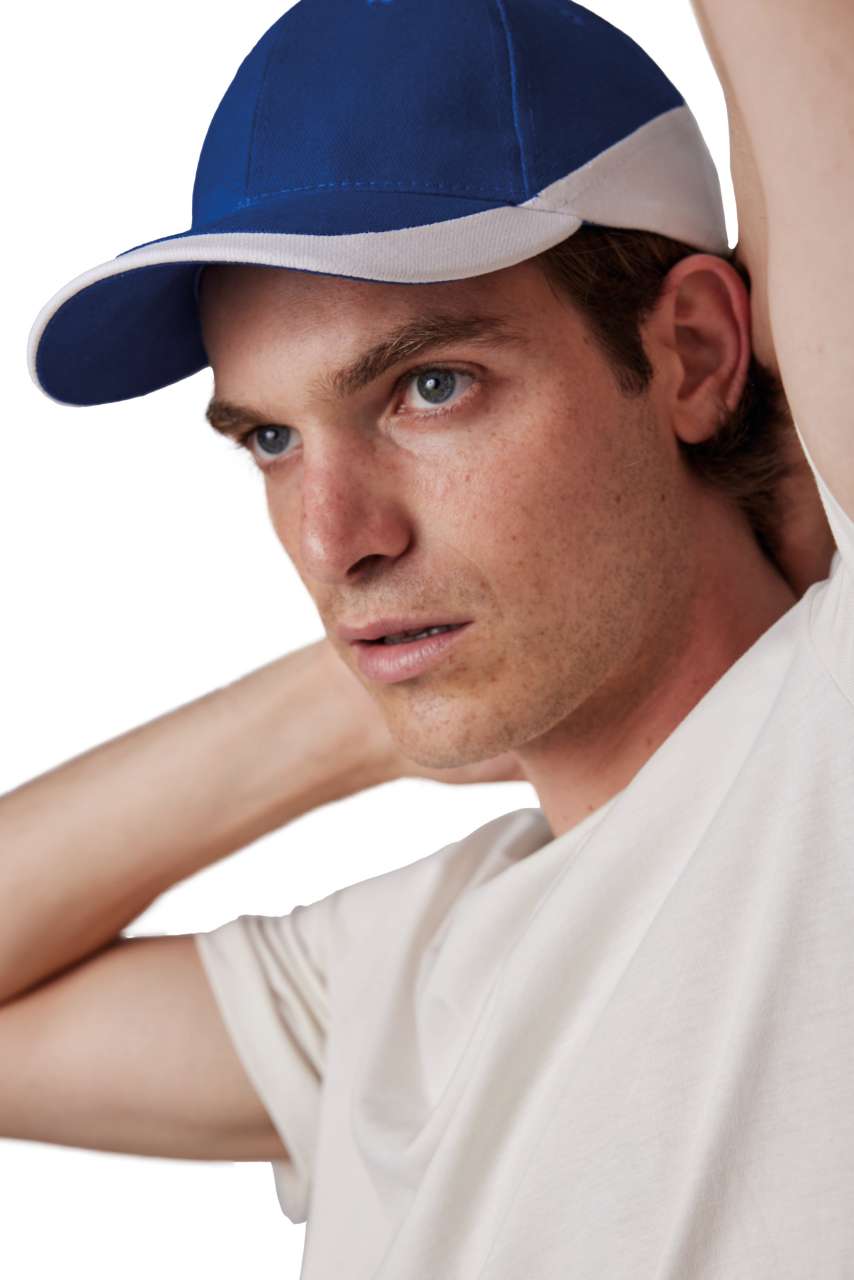 RACING - TWO-TONE 6 PANEL CAP - Black/Orange - Additional