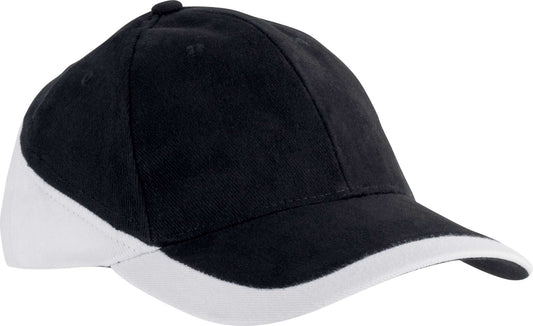 RACING - TWO-TONE 6 PANEL CAP - Black/White - Main