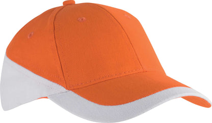 RACING - TWO-TONE 6 PANEL CAP - Orange/White - Main