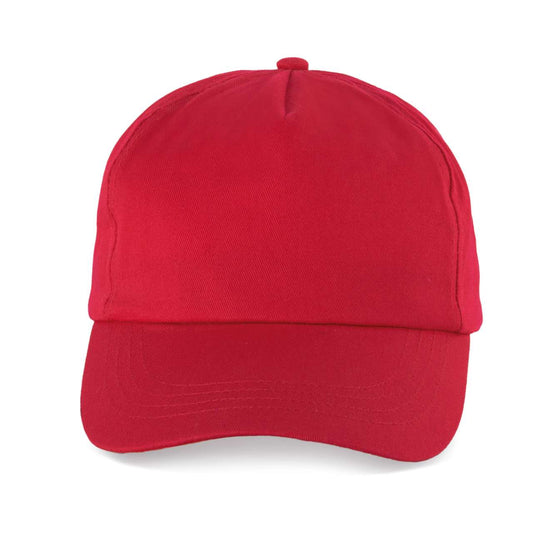 5 PANELS CAP - Tango Red - colorimageurl