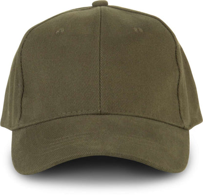 OEKOTEX CERTIFIED 6 PANELS CAP - Khaki - colorimageurl